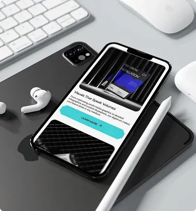 work about. phone and pencil